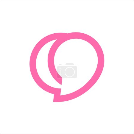Téléchargez les illustrations : Peachy Butt logo. butt icon - en licence libre de droit