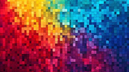 Photo for Colorful Geometric Background Pattern with Vibrant Textures - Royalty Free Image