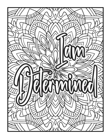 An Inspirational word Coloriage page for Positive Thinking and Self-Motivation. Coloriage