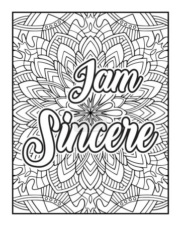 An Inspirational word Coloriage page for Positive Thinking and Self-Motivation. Coloriage