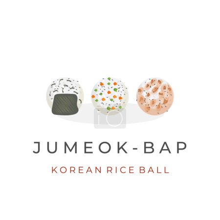 Téléchargez les illustrations : Délicieux Jumeok Bap Korean Food Illustration - en licence libre de droit