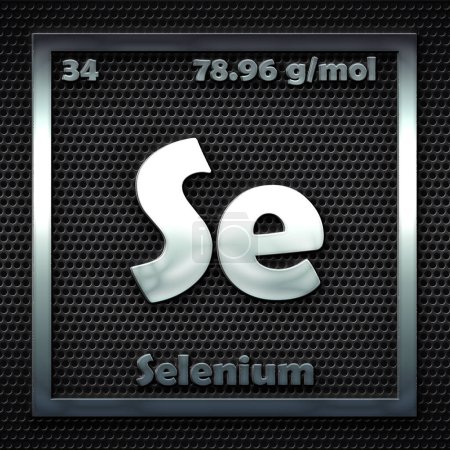 Photo for The chemical elements in the periodic table of the named selenium - Royalty Free Image