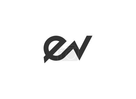 Foto de Letra Inicial EV Linked Logo para identidad empresarial y empresarial. Carta moderna EV Logo Vector Plantilla con la moda moderna. - Imagen libre de derechos