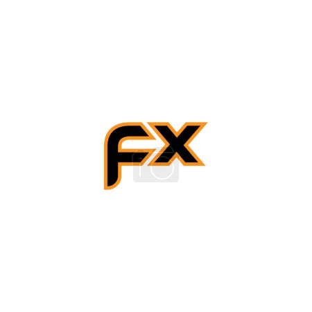 Foto de Plantilla de diseño de logotipo FX Vector Graphic Branding Element. - Imagen libre de derechos