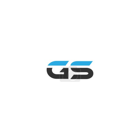 Foto de Carta plantilla de diseño del logotipo GS. Este logotipo es muy adecuado para cualquier tipo de negocio o industria que se dedica a cualquier campo. - Imagen libre de derechos