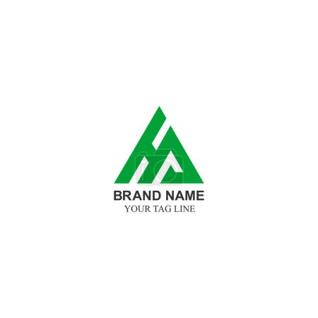 Foto de HA Logo Design Template Vector Graphic Branding Element. - Imagen libre de derechos