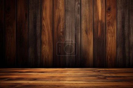 Photo for Empty wooden background for display your products or food - Royalty Free Image