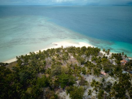 Modessa Island . Roxas Philippines. drone . High quality photo