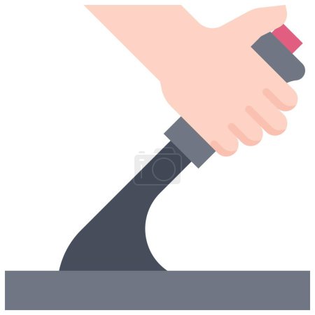 Handbrake icon, car accident and safety related vector illustration
