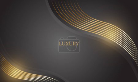 Illustration for Luxury Abstract Background Vector for Design. Greeting Card, Banner, Poster. Vector Illustration. - Royalty Free Image