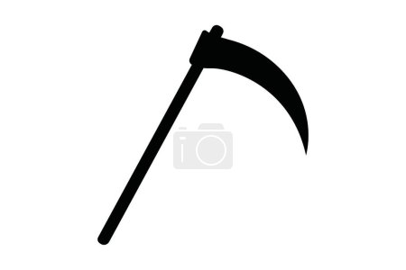 Photo for Axe vector illustration isolated on white background. Halloween vector. Perfect for coloring book, textiles, icon, web, painting, children's books, t-shirt print. - Royalty Free Image