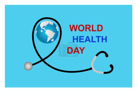 Photo for World Health Day Poster Or Banner Background. - Royalty Free Image