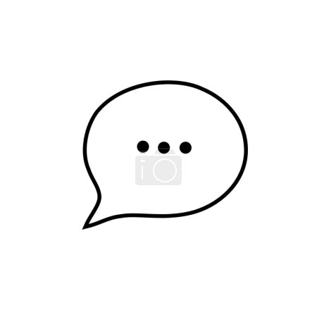 Téléchargez les photos : Speech bubble, chatting three dots icon - en image libre de droit