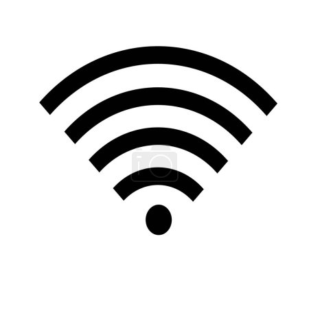 Téléchargez les photos : WiFi internet icon isolated on white - en image libre de droit