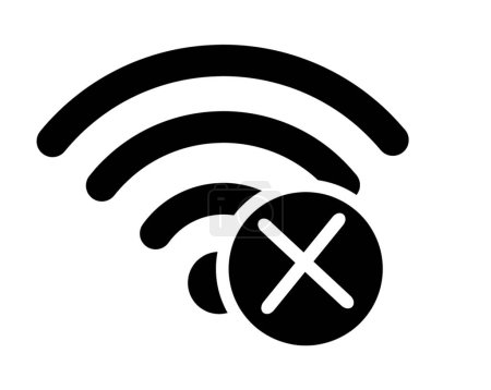 Téléchargez les photos : No wifi internet icon - en image libre de droit