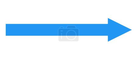 Téléchargez les photos : Icône flèche droite bleue - en image libre de droit