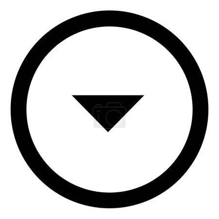 Téléchargez les photos : Flèche icône du cercle déroulant - en image libre de droit