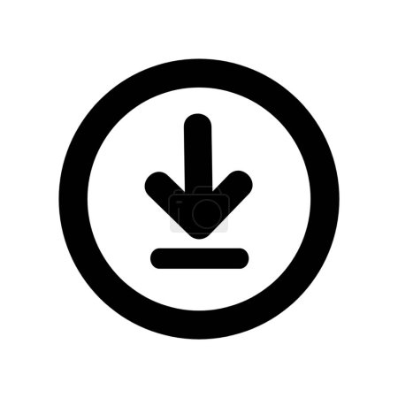 Téléchargez les photos : Download arrow circle icon - en image libre de droit