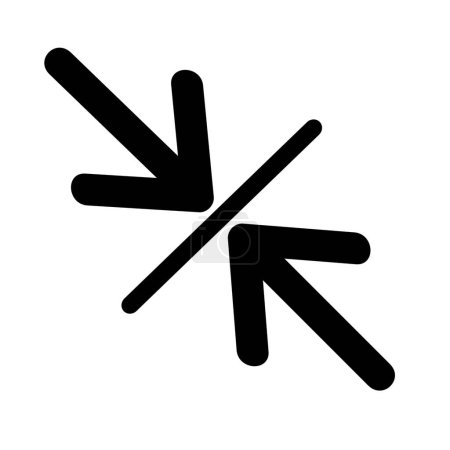 Téléchargez les photos : Shrink arrow icon, diagonal arrow icon - en image libre de droit
