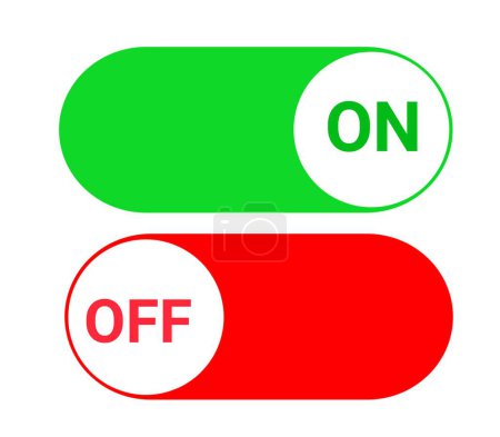 Téléchargez les photos : Activer et désactiver l'icône du bouton de curseur - en image libre de droit