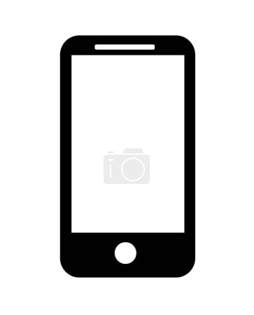 Téléchargez les photos : Téléphone portable, smartphone, icône de la maison mobile - en image libre de droit