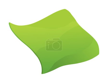 Window cleaning cloth. Duster microfiber cloth for cleaning isolated on white background. Top view. Icon vector illustration.