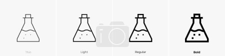 antidote icon. Thin, Light Regular And Bold style design isolated on white background