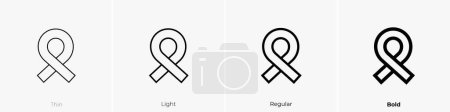 Illustration for Cp day icon. Thin, Light Regular And Bold style design isolated on white background - Royalty Free Image