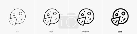 cong you bing icon. Thin, Light Regular And Bold style design isolated on white background