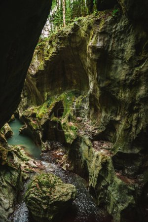 Photo for Majestic Gorges du Pont du Diable Cave in France - Royalty Free Image