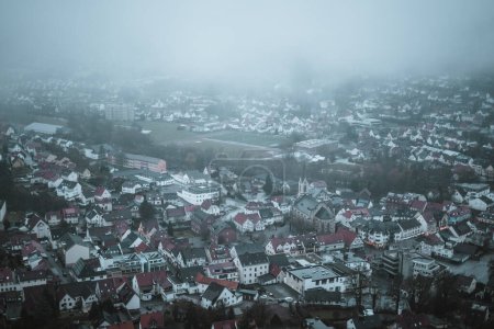 Foto de Marsberg historic city in the Sauerland, Germany during winter - Imagen libre de derechos