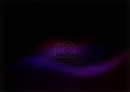 Illustration for Abstract background with digital cyber particles design - Royalty Free Image