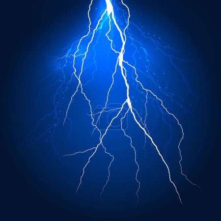 Illustration for Abstract background with a stormy lightning design - Royalty Free Image