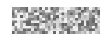 Censorship blurry texture. Gray mosaic background. Checkered pixel pattern to hide text, image or another forbidden, privacy or adult only content on digital screen. Vector graphic illustration.