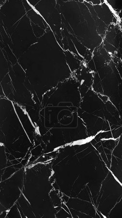 Photo for Texture of black marble with white streaks - Royalty Free Image