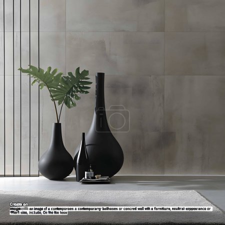 Photo for Designer vases in the interior - Royalty Free Image