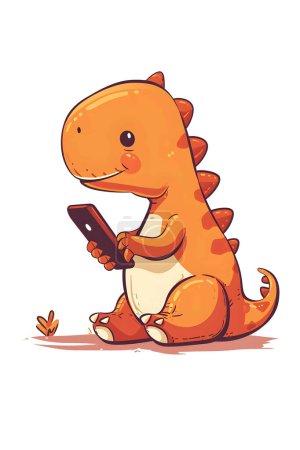 cartoon of a dinosaur