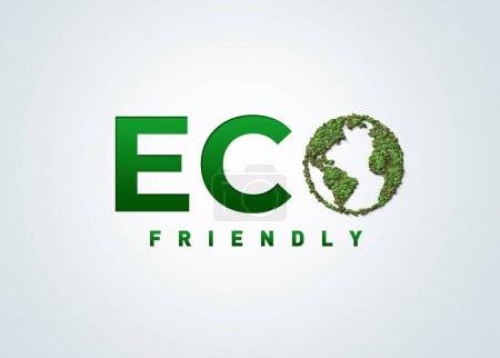 Foto de Reciclaje ecológico y salvar nuestro planeta y el medio ambiente de la tierra. Día Mundial del Agua 2023. Día de la Tierra 2023 3d concepto. - Imagen libre de derechos