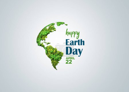 Beat Kunststoffverschmutzung -Earth Day Konzept 3D-Design. Happy Environment Day, 05. Juni. Weltkarte mit Text zum Umwelttag 3D-Hintergrundillustration. 