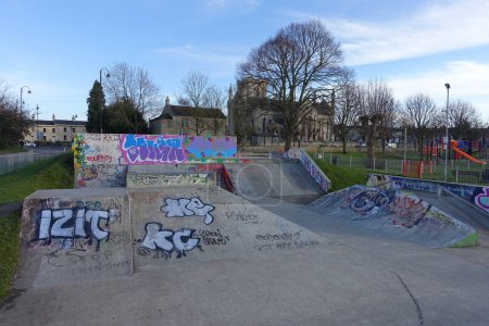 Photo for The city view of the skate park - Royalty Free Image