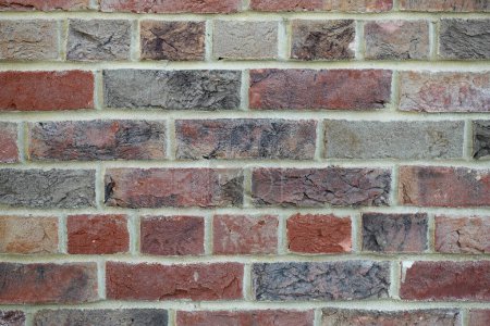 Téléchargez les photos : Nouveau fond de mur de brique rouge - en image libre de droit