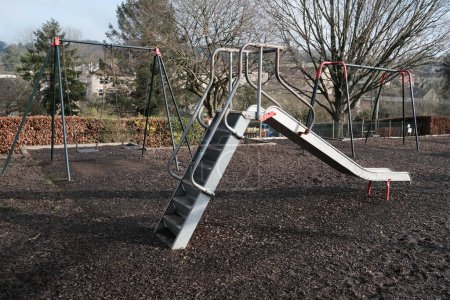 Photo for View of play equipment in a park - Royalty Free Image
