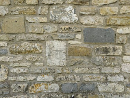 Foto de Vista de un viejo muro de piedra - Imagen libre de derechos
