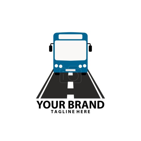 Ilustración de Intercity bus bus logo desain vector - Imagen libre de derechos