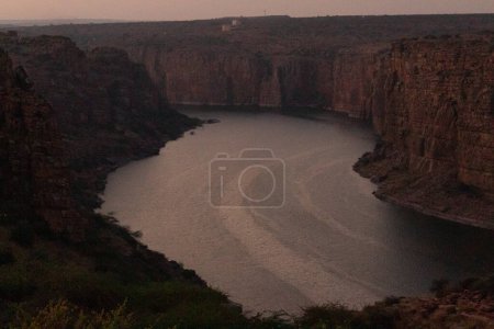 Photo for Gandikota Grand Canyon of India tourism place located at Kadapa, Andhra pradesh - Royalty Free Image