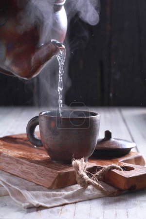 Photo for Hot water to make coffee or tea - Royalty Free Image