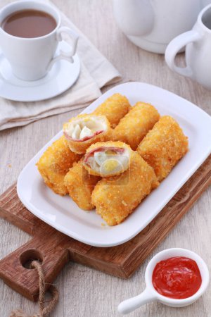Photo for Risoles with mayones and cheese - Royalty Free Image