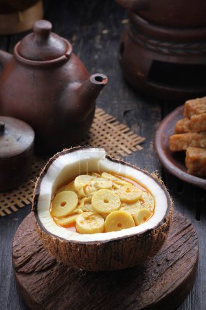 Photo for Sayur rebung is indonesian food - Royalty Free Image