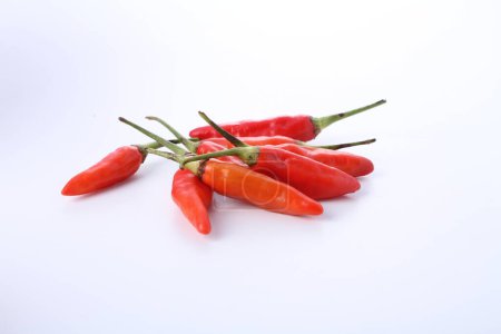 Photo for Cayenne pepper on white background - Royalty Free Image