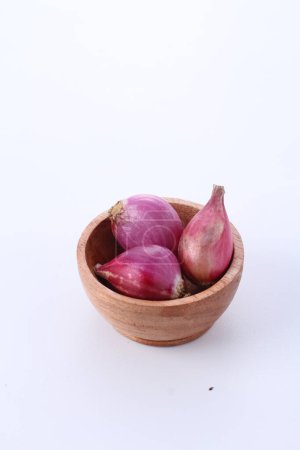 Photo for Red onion on white background - Royalty Free Image